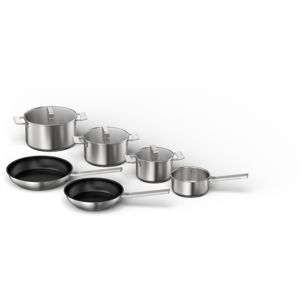 Bosch kokkärl grytset HEZ9SE060 6-delar non-stick utmärkt värmefördelning