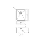 Tapwell Diskho 3040 PVD Black Chrome