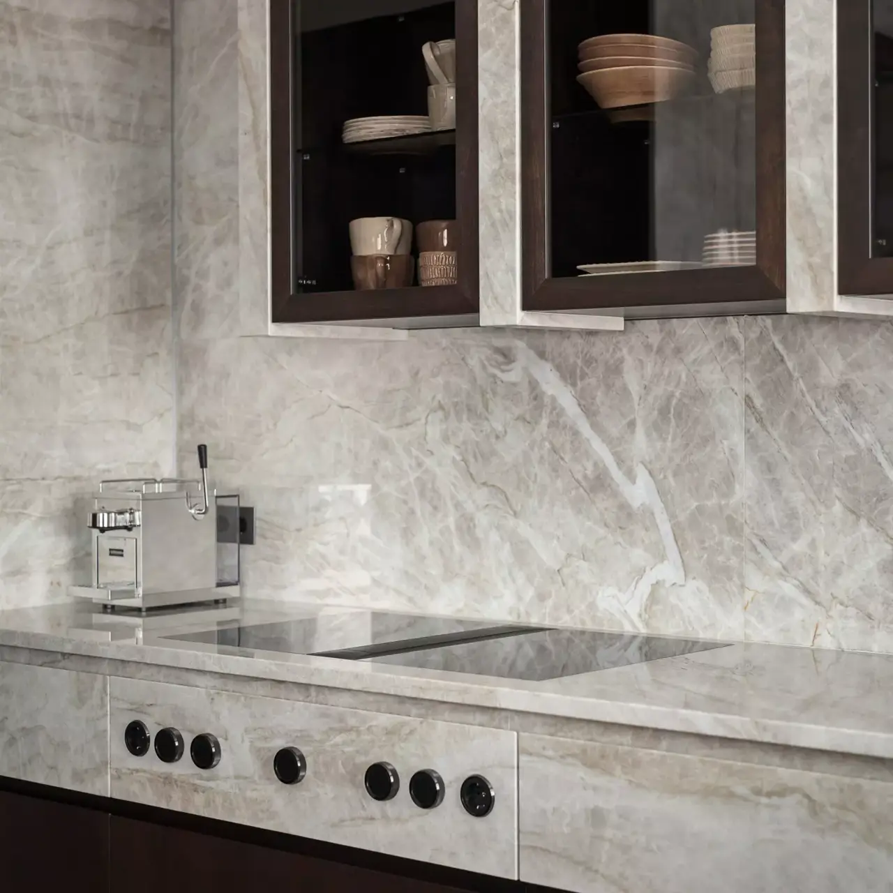 Espressomaskin rostfritt stål