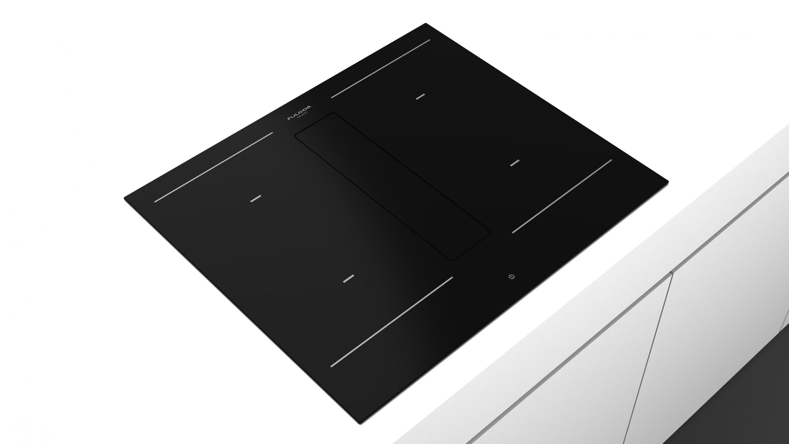 Fulgor Milano Induktionshäll med fläkt FHH 600 ID TC BK