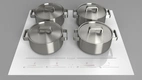 Fulgor Milano Induktionshäll FCH 604 ID TS WH