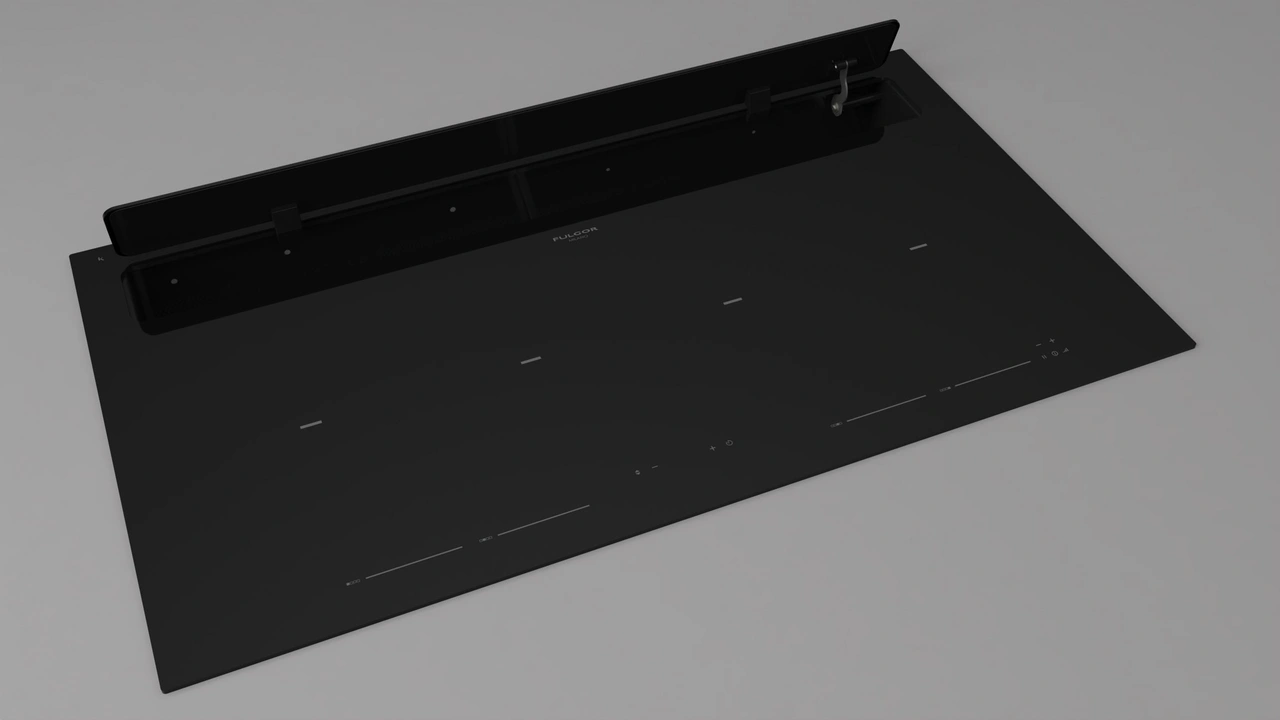 Fulgor Milano Induktionshäll med fläkt FCLHD 9041 HID TS BK2