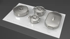 Fulgor Milano Induktionshäll FSH 905 ID TS WH 1
