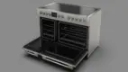 Fulgor Milano Spis 1216 mm FSRC 4807 P MI MK 2F MBK - Mattsvart