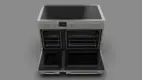 Fulgor Milano Spis 1216 mm FSRC 4807 P MI MK 2F MBK - Mattsvart