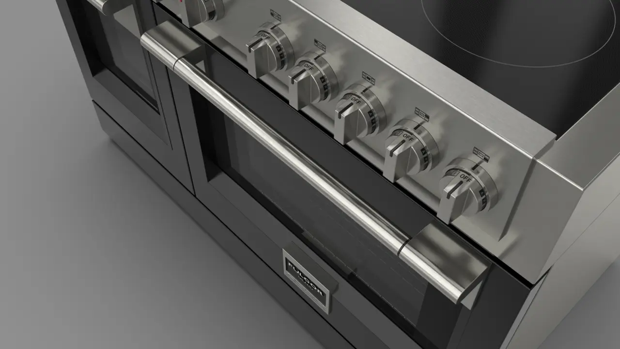 Fulgor Milano Spis 1216 mm FSRC 4807 P MI MK 2F MBK - Mattsvart