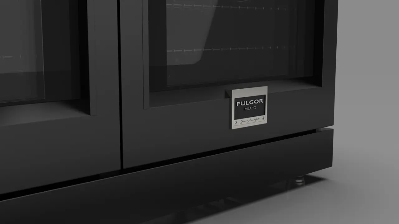 Fulgor Milano Spis 1216 mm FSRC 4807 P MI MK 2F MBK - Mattsvart