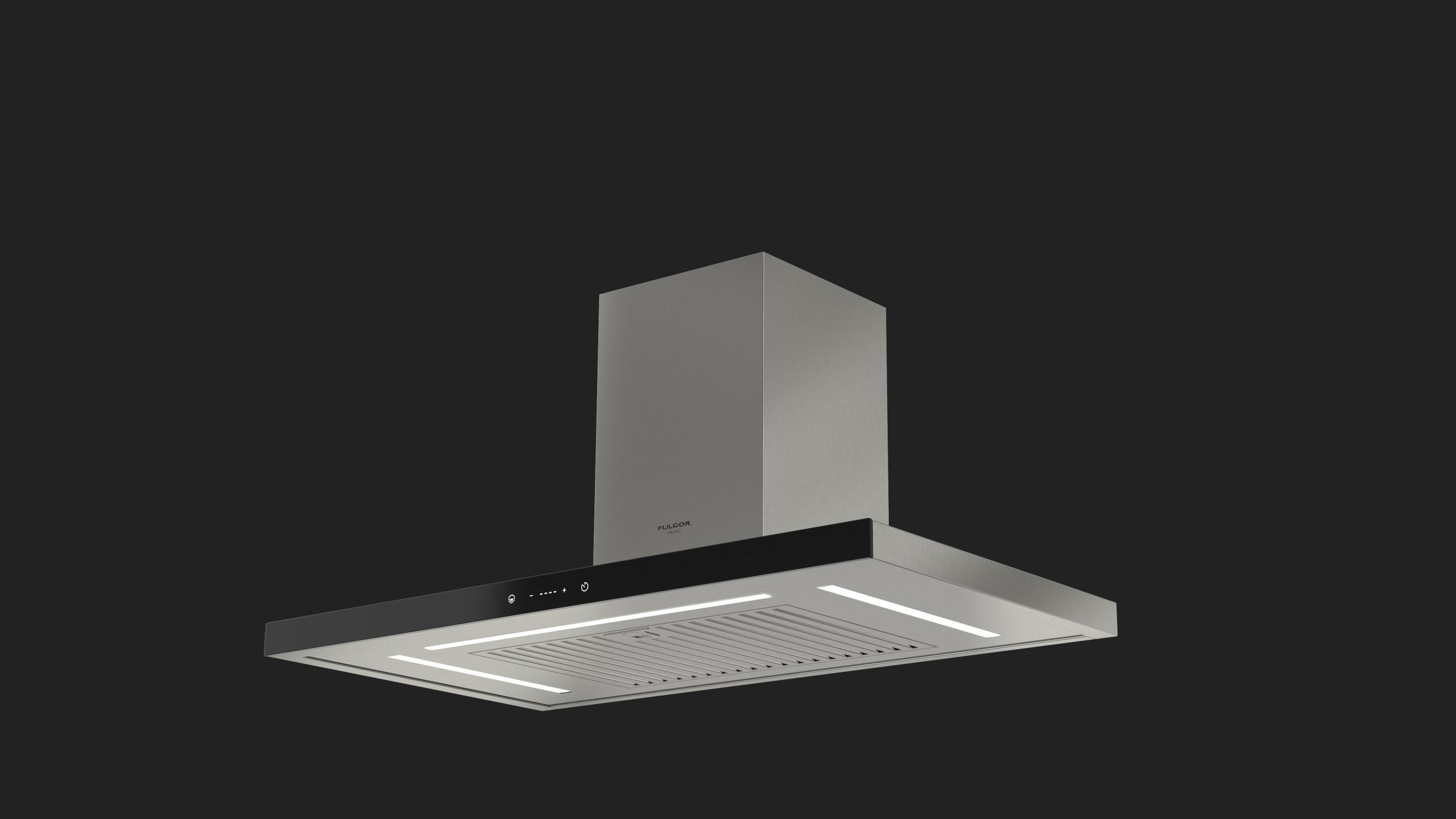 Fulgor Milano Köksfläkt FTHD 900 TC BK X