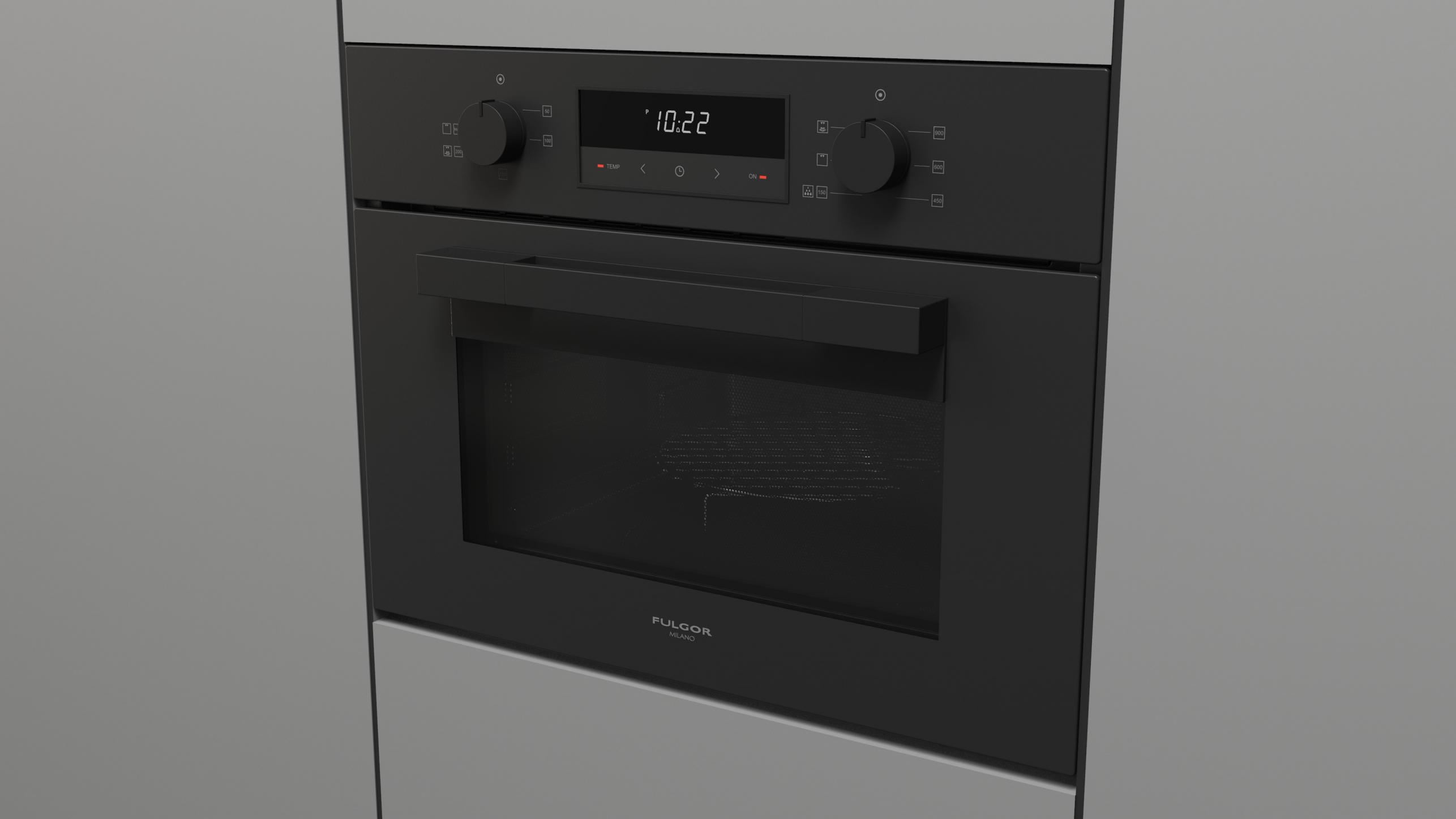 Fulgor Milano Inbyggnadsugn FUGMO 4505 MT MBK