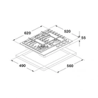 Fulgor Milano Gashäll  FUH 604 G DWK MBK