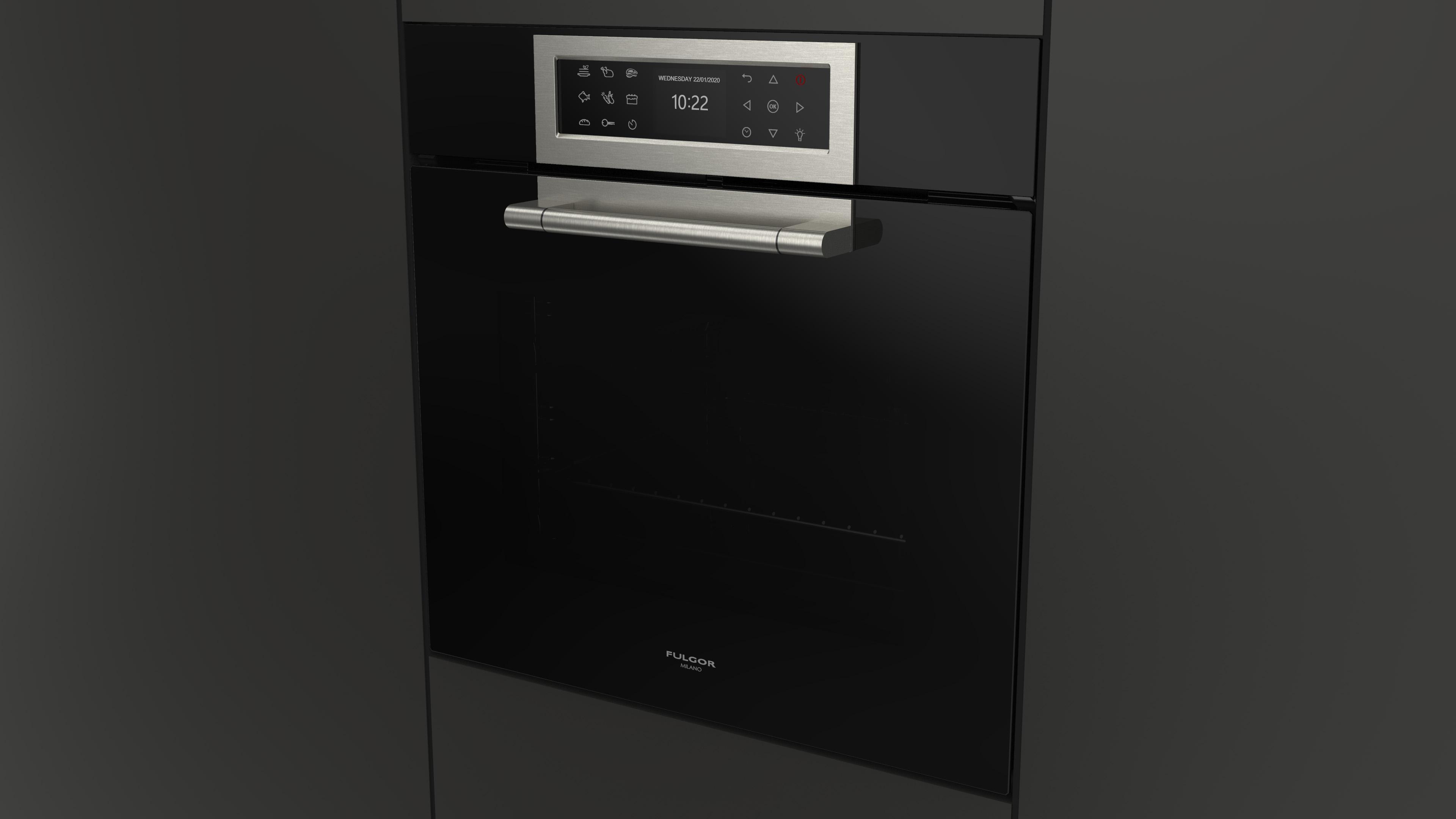 Fulgor Milano Multifunktionsugn FCLO 6215 TEM BK