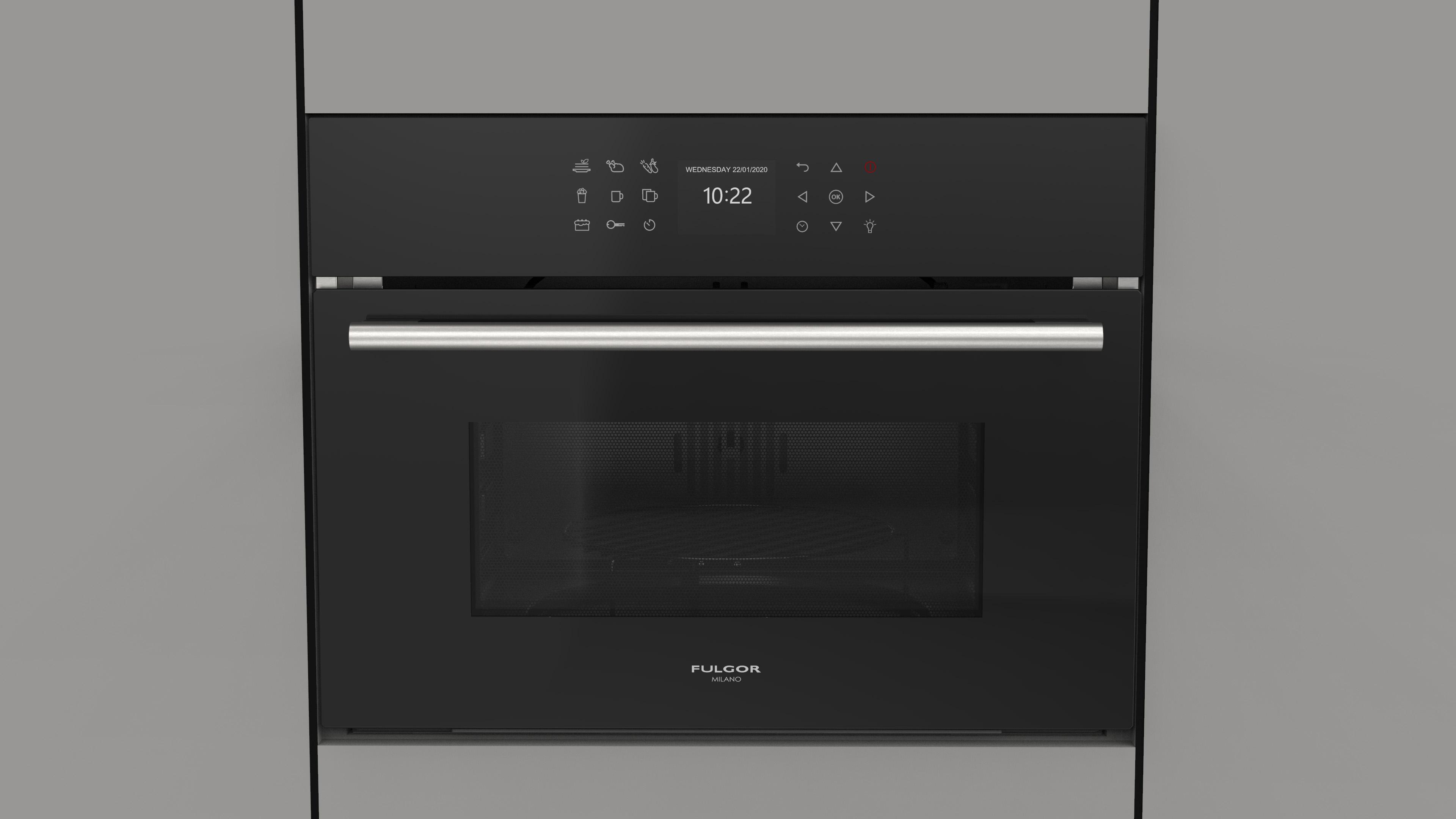 Fulgor Milano Inbyggnadsugn FGMO 4508 TEM BK