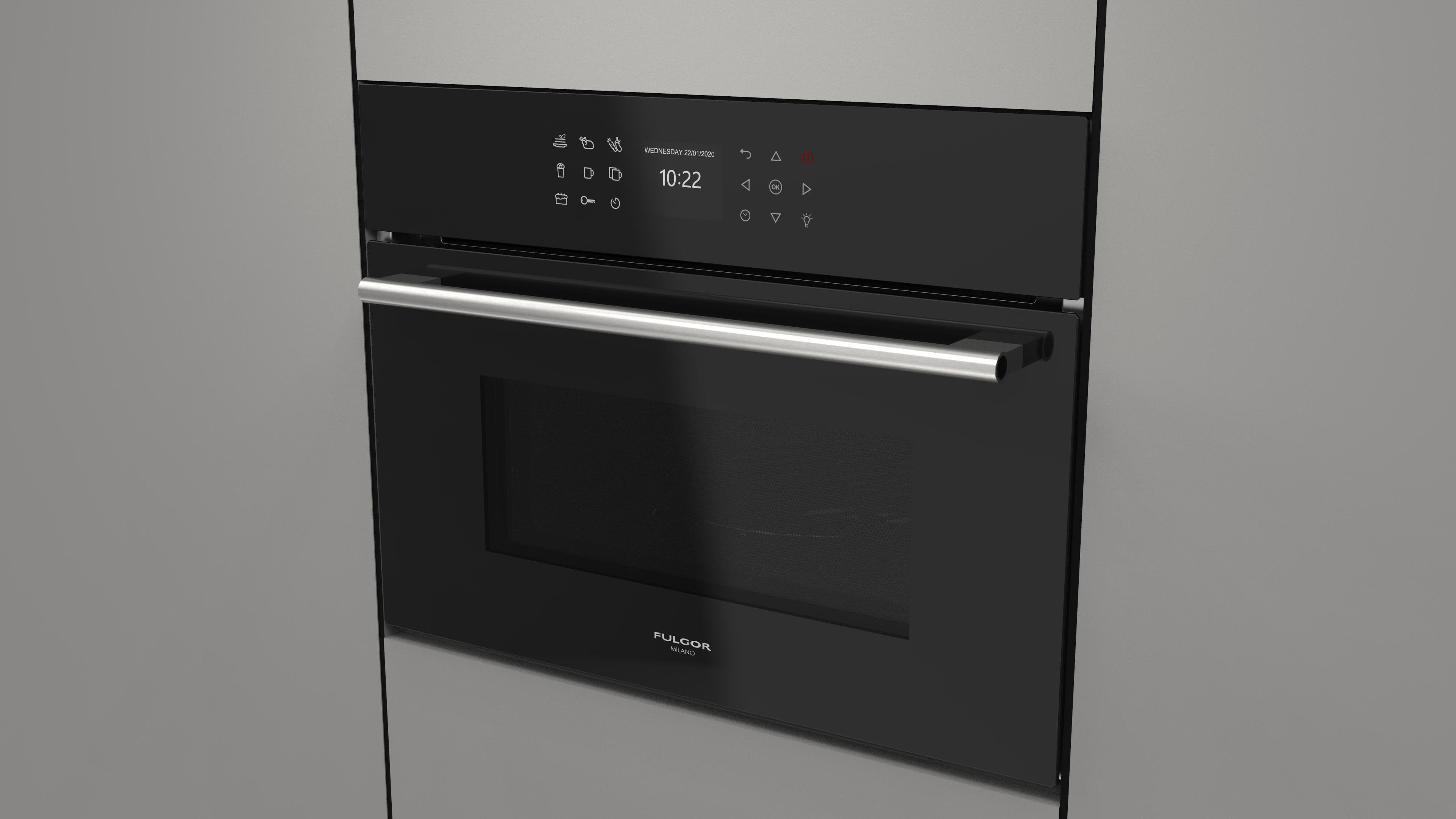 Fulgor Milano Inbyggnadsugn FGMO 4508 TEM BK