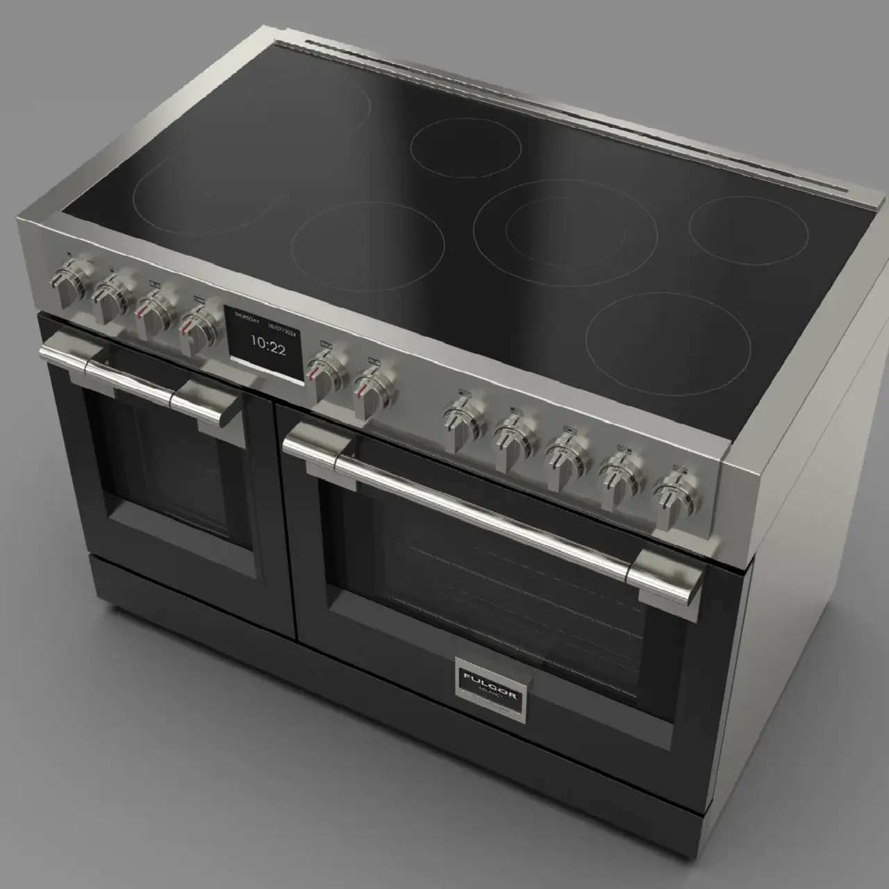Fulgor Milano Spis 1216 mm FSRC 4807 P MI MK 2F MBK - Mattsvart