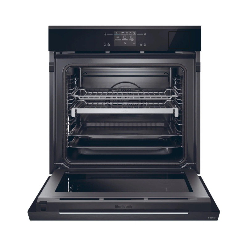 Haier H6 ID68C5SYTB Inbyggnadsugn Svart