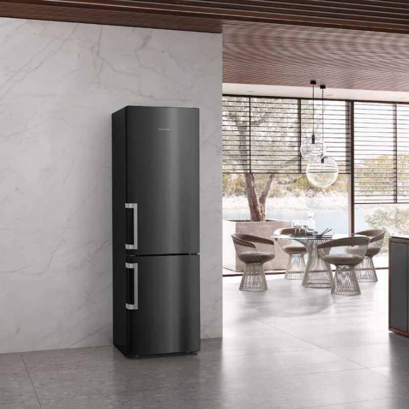 Miele Fristående Kyl/Frys KFN 4795 AD Blacksteel