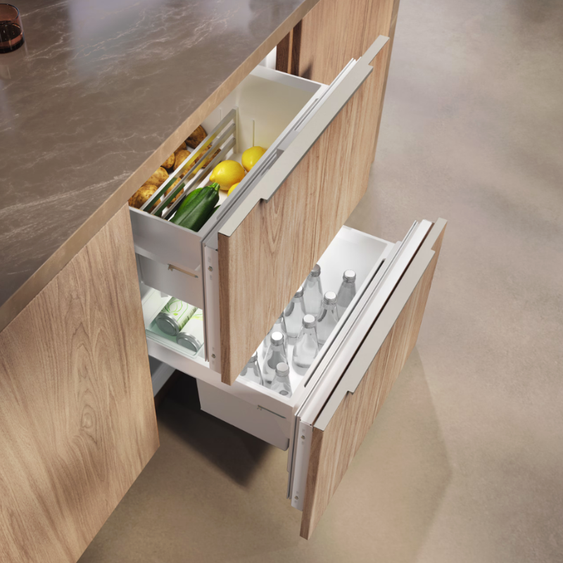Miele KU 7175 D Underbyggt Kylskåp med lådor