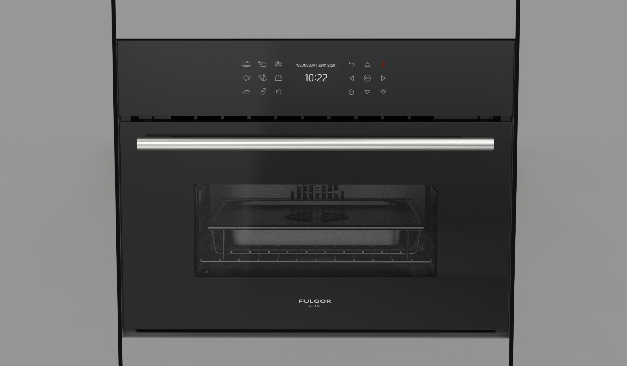 Fulgor Milano Kombiångugn FCSO 4510 TEM BK