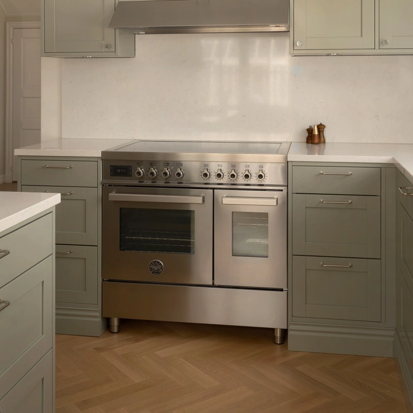 Bertazzoni Professional Induktionsspis PRO95I2EXT2, 90 cm Rostfri