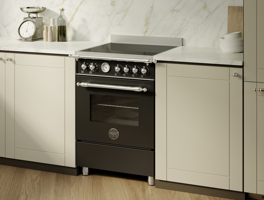 Bertazzoni Heritage Induktionsspis HER64I1ENEC2, 60 cm Mattsvart
