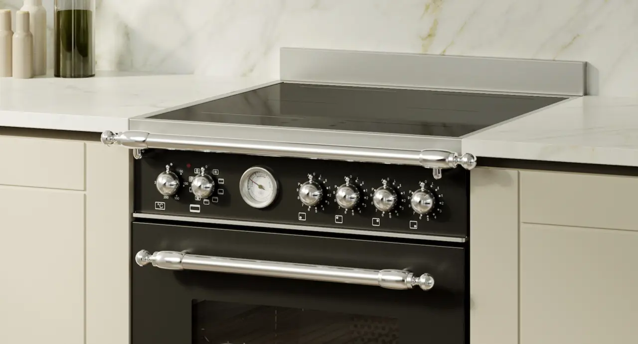 Bertazzoni Heritage Induktionsspis HER64I1ENEC2, 60 cm Mattsvart
