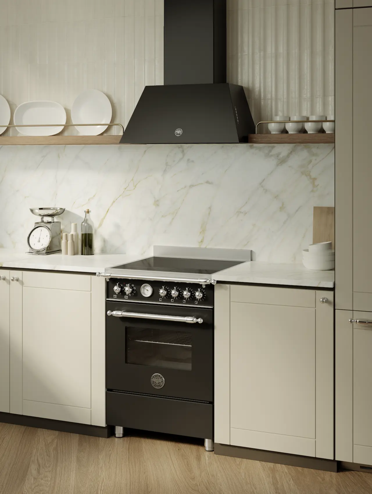 Bertazzoni Heritage Induktionsspis HER64I1ENEC2, 60 cm Mattsvart