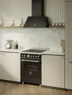 Bertazzoni Heritage Induktionsspis HER64I1ENEC2, 60 cm Mattsvart