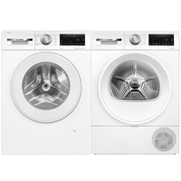 Bosch Serie 6 Tvätt & Tork WGG254FLSN + WQG2420ASN i-DOS, Iron Assist, 10/9 kg