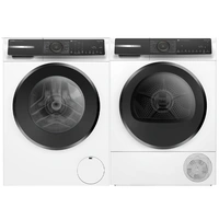 Bosch Serie 6 Tvätt & Tork WGH256AESN + WQH245B9SN i-DOS, Home Connect, 10/9 k