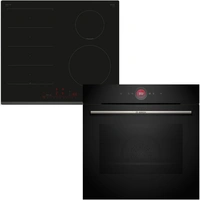 Bosch Serie 8 Ugn & Induktionshäll HBG7742B1 + PIX631HC1E Air Fry, Stektermome
