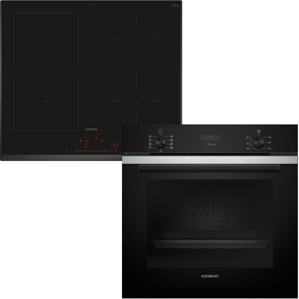 Siemens paket ugn och häll HB234ABS3F-ED651HSC1E