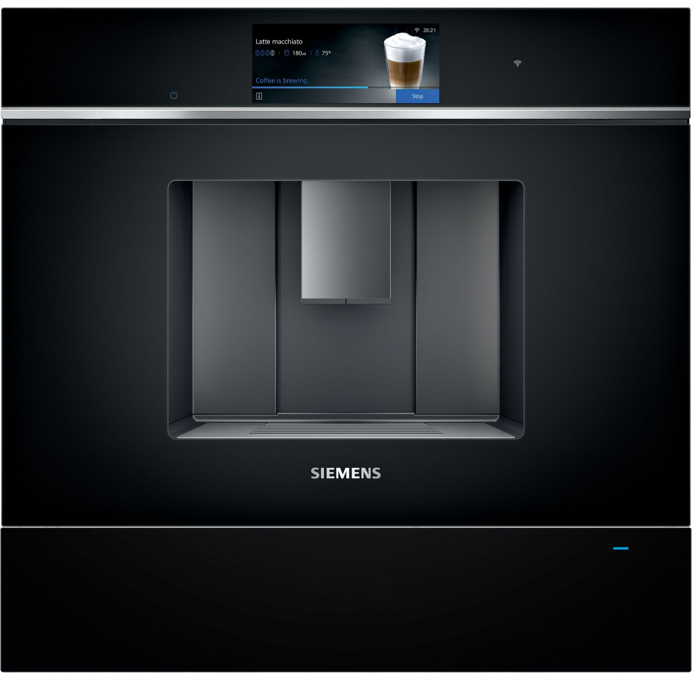 Siemens inbyggd espressomaskin CT718L1B0 + värmelåda