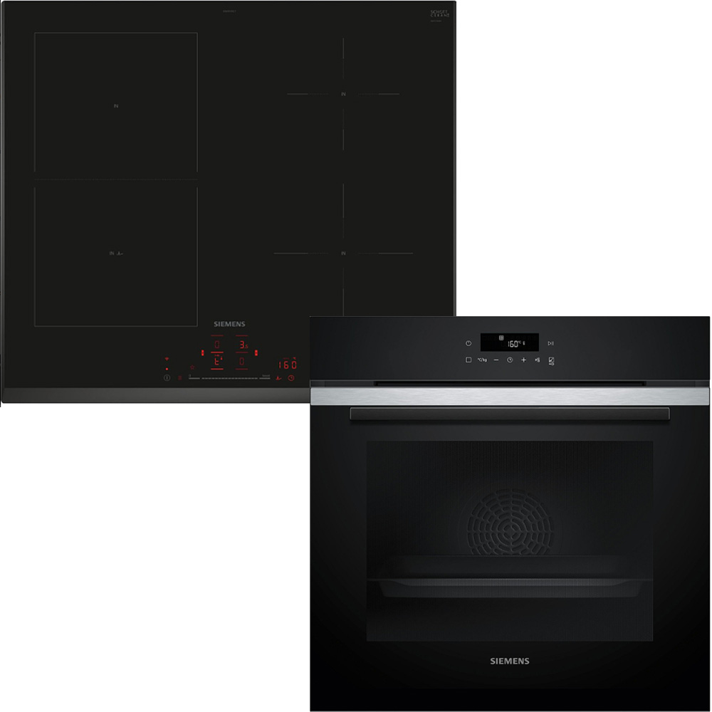 Siemens paket ugn och häll HB271ABS3-ED651HSC1E