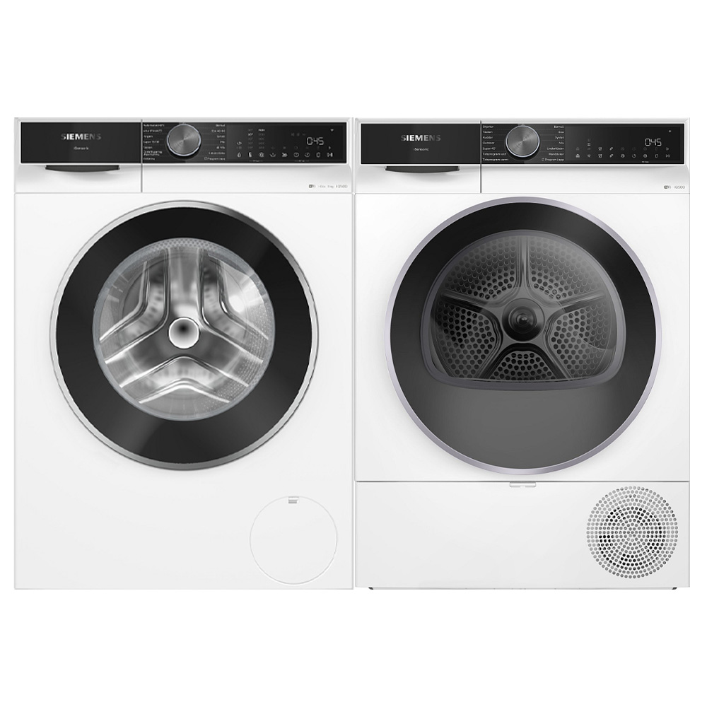 Siemens paket tvättmaskin och torktumlare WG64K2FLSN-WQ42K20LSN