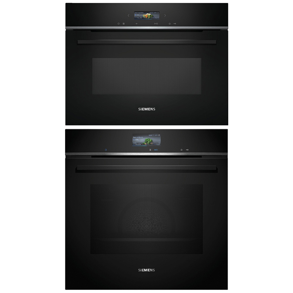 Siemens paket ugn och mikro HB776G3B2S-CE732GXB1, iq700, ugn med wifi + mikrovåg