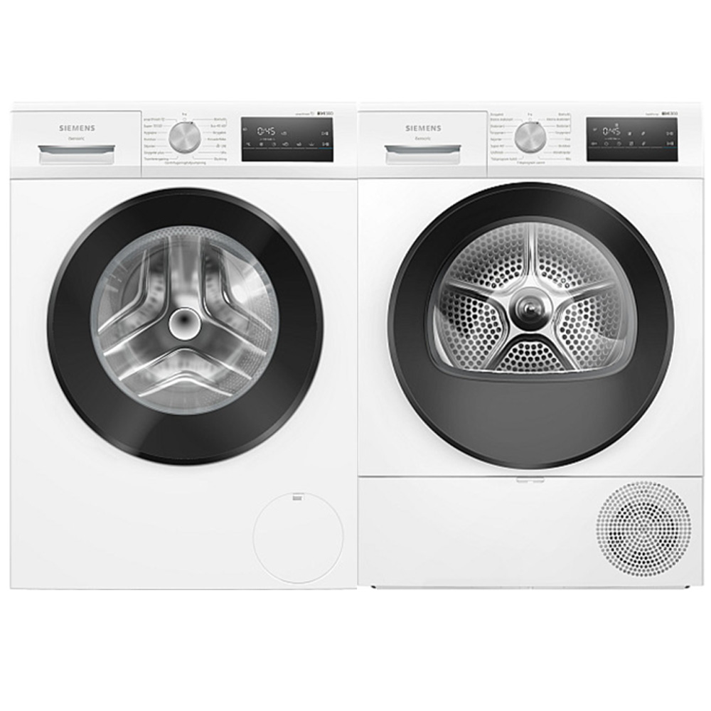 Siemens paket tvättmaskin och torktumlare WM14N29PDN-WT45HV0EDN