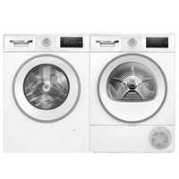 Bosch paket tvättmaskin och torktumlare WAN2829SSN-WTH85V0SSN
