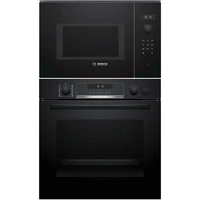 Bosch Serie 6 Ugn med Ånga & Mikro HRG578BB7 + BFL554MB0 Home Connect, Pyrolys