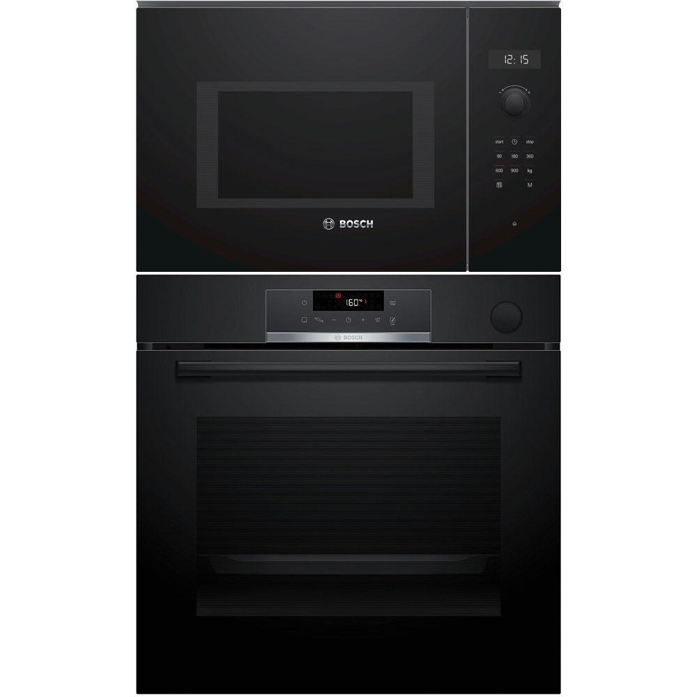 Bosch paket ugn och mikro HRG532BB3-BFL524MB0