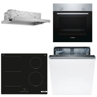 Bosch kökspaket HBF010BR1S-PVS611BB6E-SMV41D10EU-DFM064A53