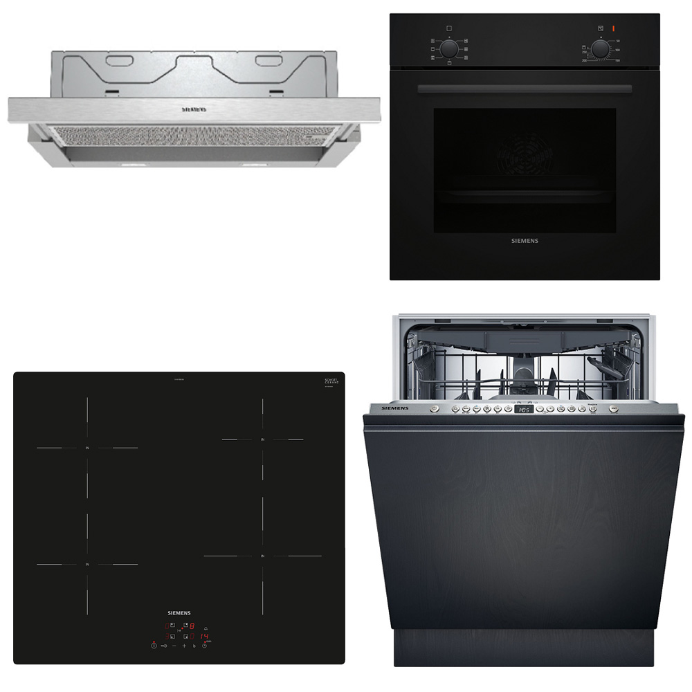 Siemens kökspaket HB010FBA1-EH61RBEB6E-SN616X00KF-LI64MA531