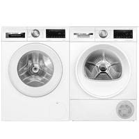 Bosch paket tvättmaskin och torktumlare WGG244ZMSN-WQG2450MSN - serie 6
