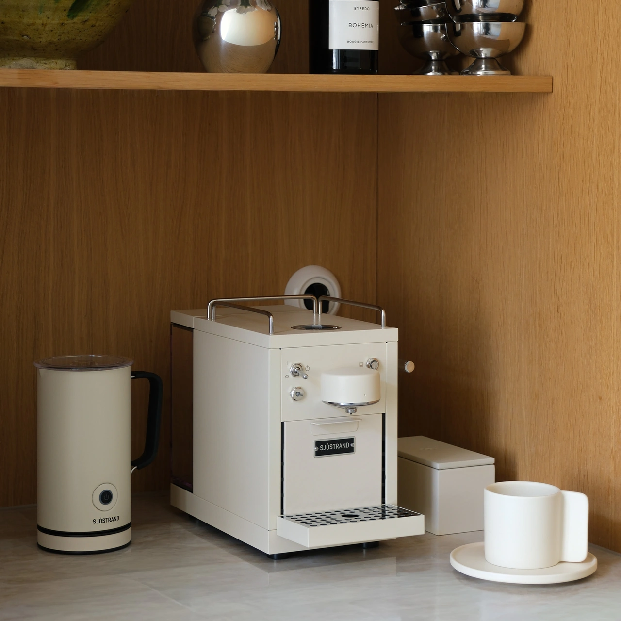 Espressomaskin Sjöstrand Beige