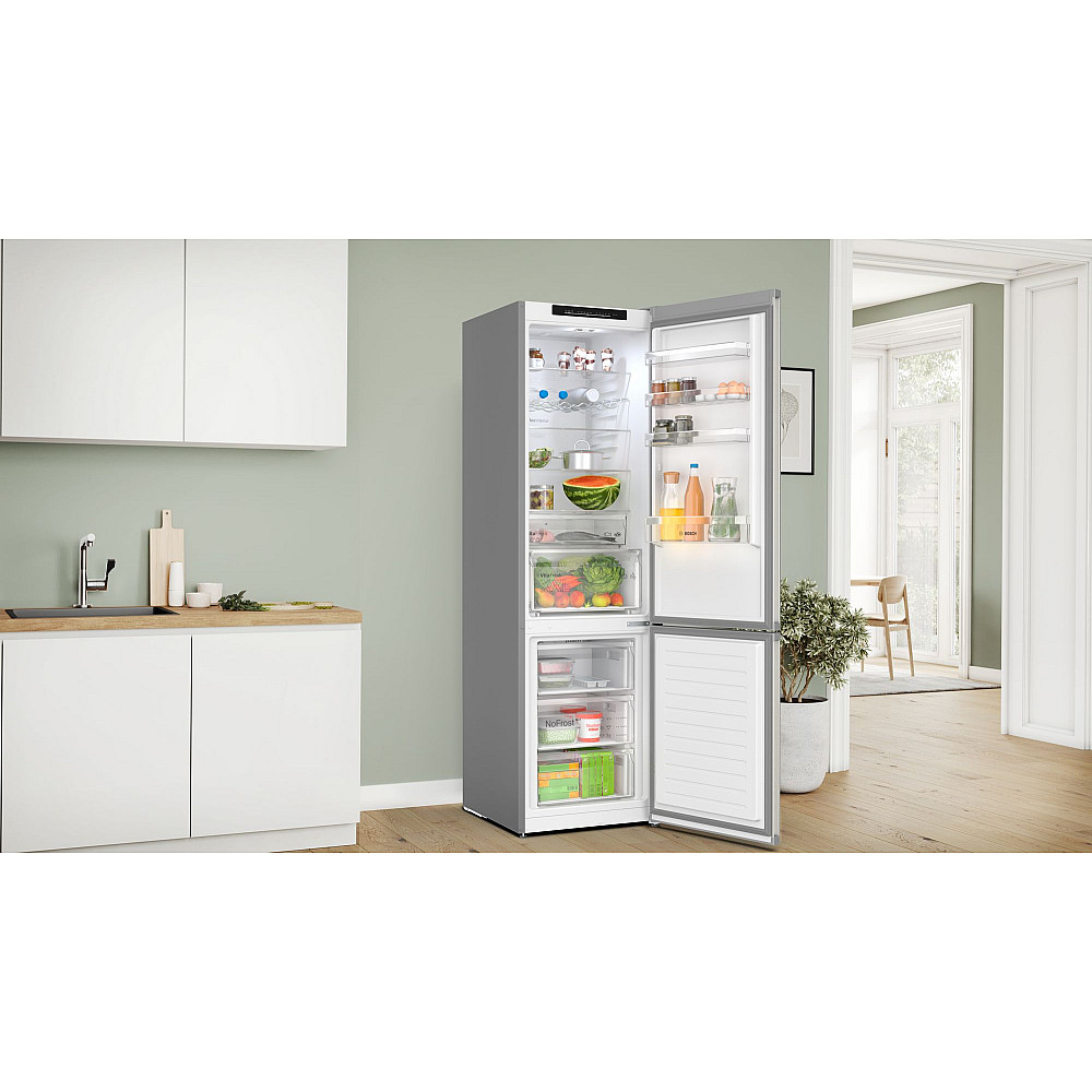 Bosch Serie 4 kombinerad kyl/frys KGN392I1F, Energiklass A