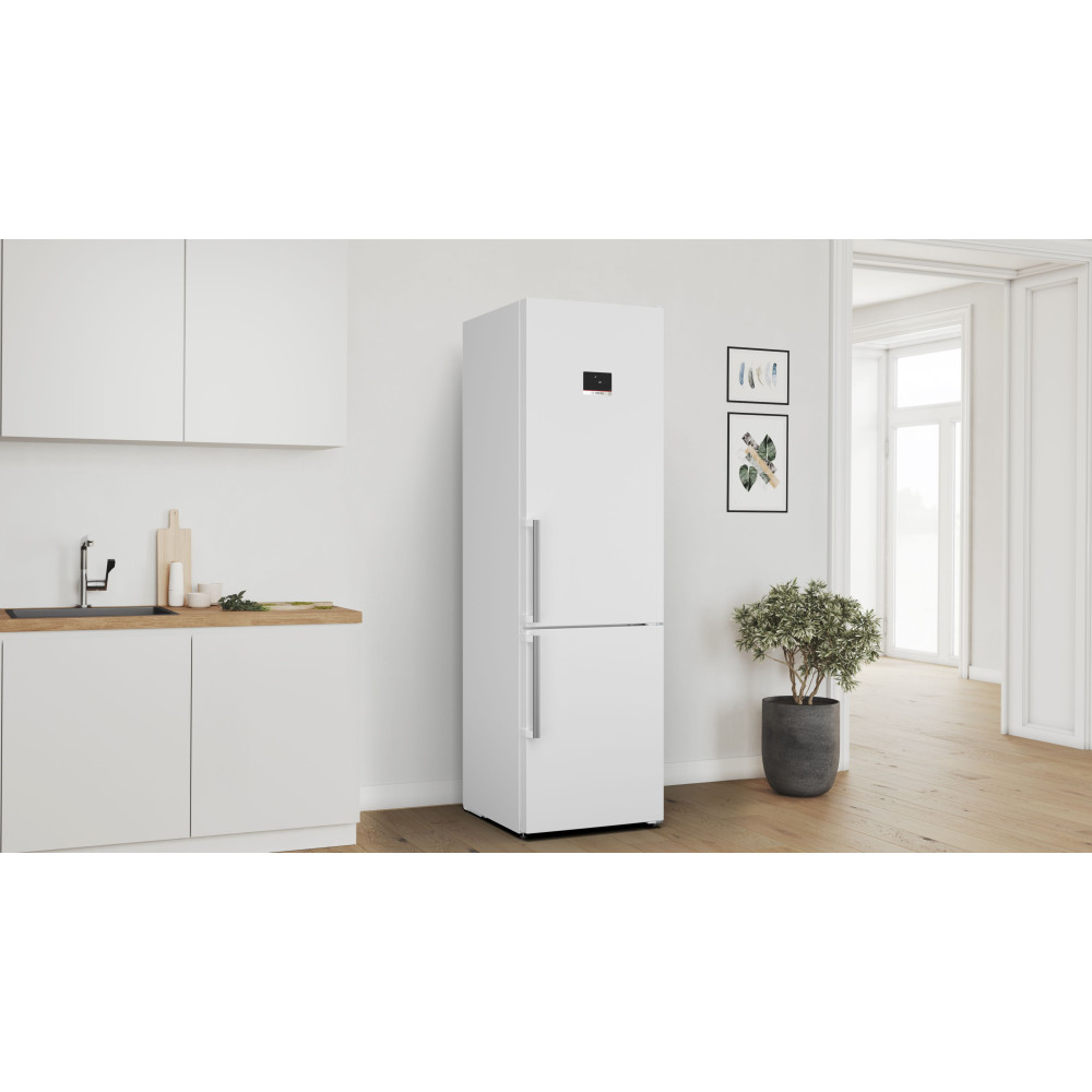 Bosch Kyl/Frys kombination KGN39AWCT, 203 cm Vit