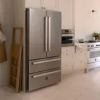 Bertazzoni Professional Side-by-side kylskåp med 2 fryslåder och integrerad isma