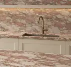 Marmor Fauske Norwegian Rose 20mm