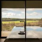 Bertazzoni Induktionshäll med integrerad fläkt, 83 cm, 4 zoner (2 flex)
