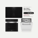 Miele Black Month Kökspaket 3 - Ugn, Diskmaskin, Häll med inbyggd fläkt