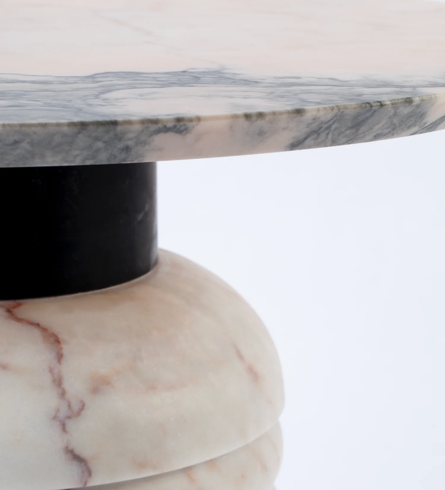 Matbord Jean Rosa marmor 120cm